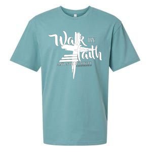 Walk By Faith Not By Sight Sueded Cloud Jersey T-Shirt