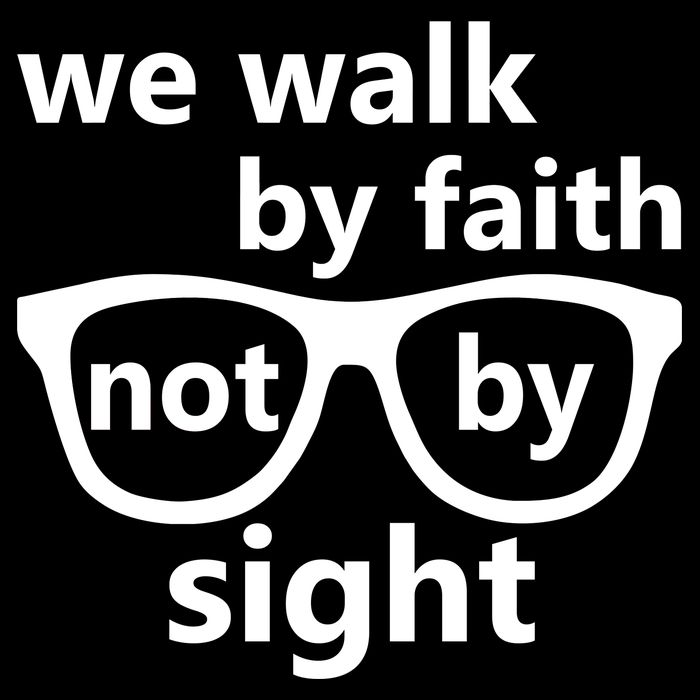 Walk By Faith Not By Sight Christian Crop Top
