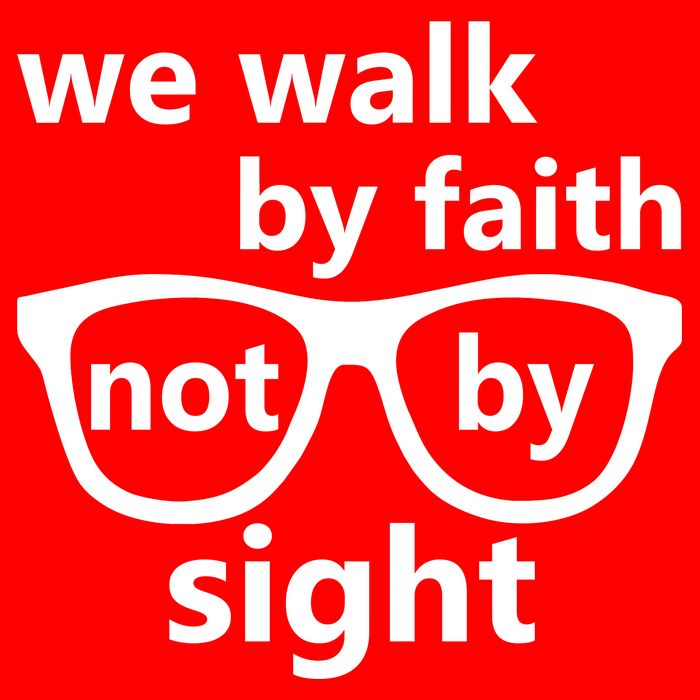 Walk By Faith Not By Sight Christian Full-Length Apron With Pockets