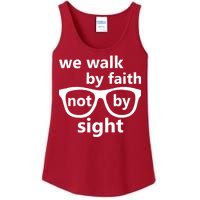 Walk By Faith Not By Sight Christian Ladies Essential Tank