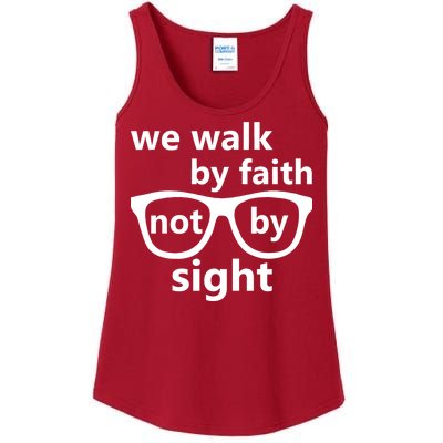 Walk By Faith Not By Sight Christian Ladies Essential Tank