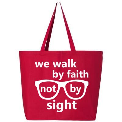 Walk By Faith Not By Sight Christian 25L Jumbo Tote