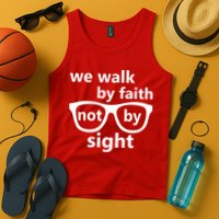 Walk By Faith Not By Sight Christian Tank Top