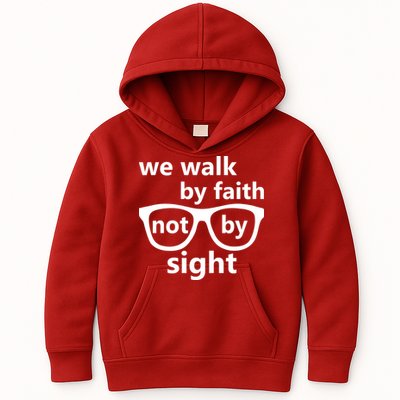 Walk By Faith Not By Sight Christian Kids Hoodie
