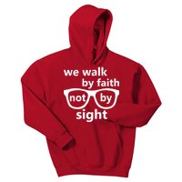 Walk By Faith Not By Sight Christian Kids Hoodie