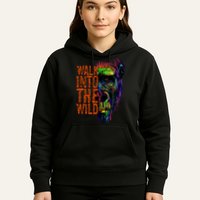 Walk Into The Wild Colorful Gorilla Hoodie