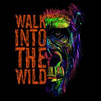 Walk Into The Wild Colorful Gorilla Backpack