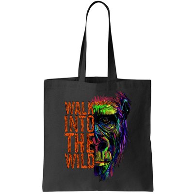 Walk Into The Wild Colorful Gorilla Bag