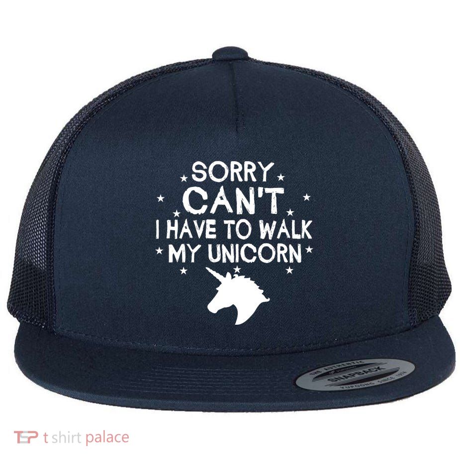 Walk My Unicorn  Flatbill Hat