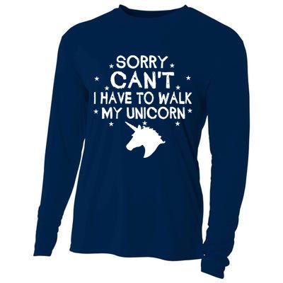 Walk My Unicorn  Cooling Performance Long Sleeve Crew