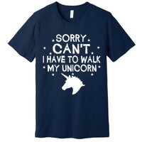 Walk My Unicorn  Premium T-Shirt