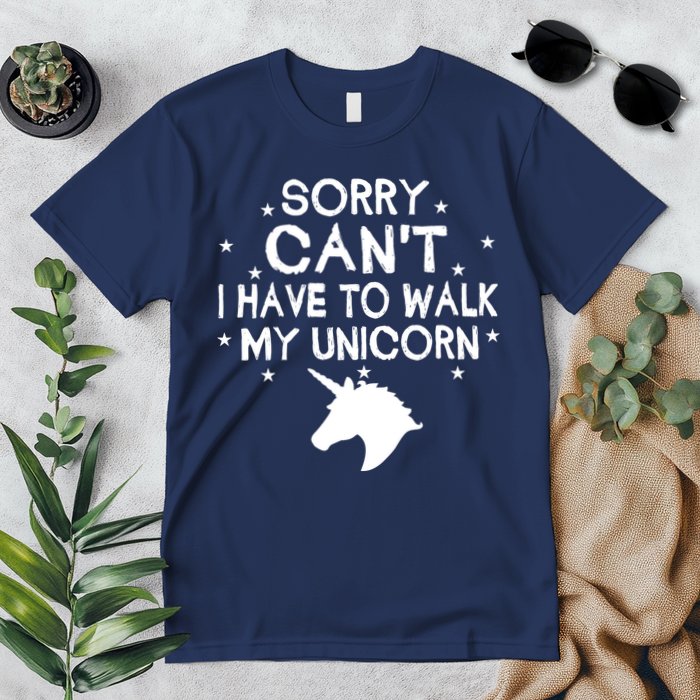 Walk My Unicorn  Premium T-Shirt