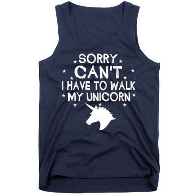 Walk My Unicorn  Tank Top