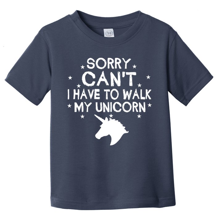 Walk My Unicorn  Toddler T-Shirt