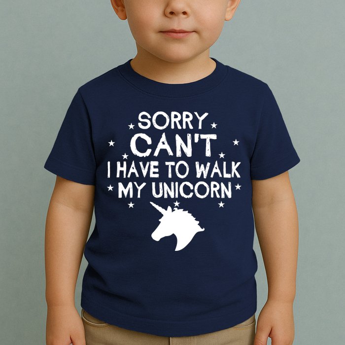 Walk My Unicorn  Toddler T-Shirt