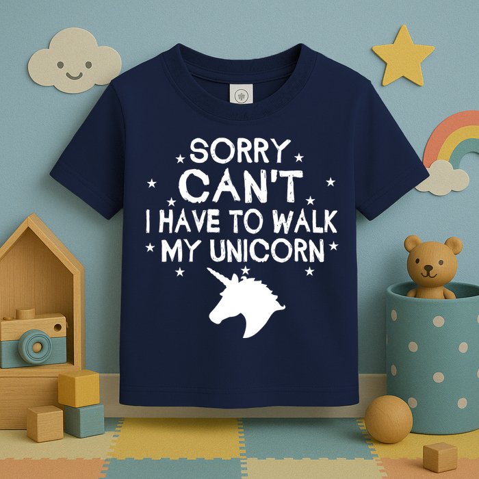 Walk My Unicorn  Toddler T-Shirt