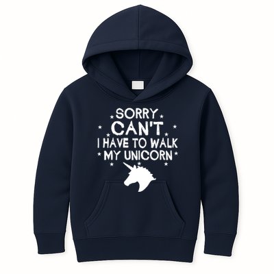 Walk My Unicorn  Kids Hoodie