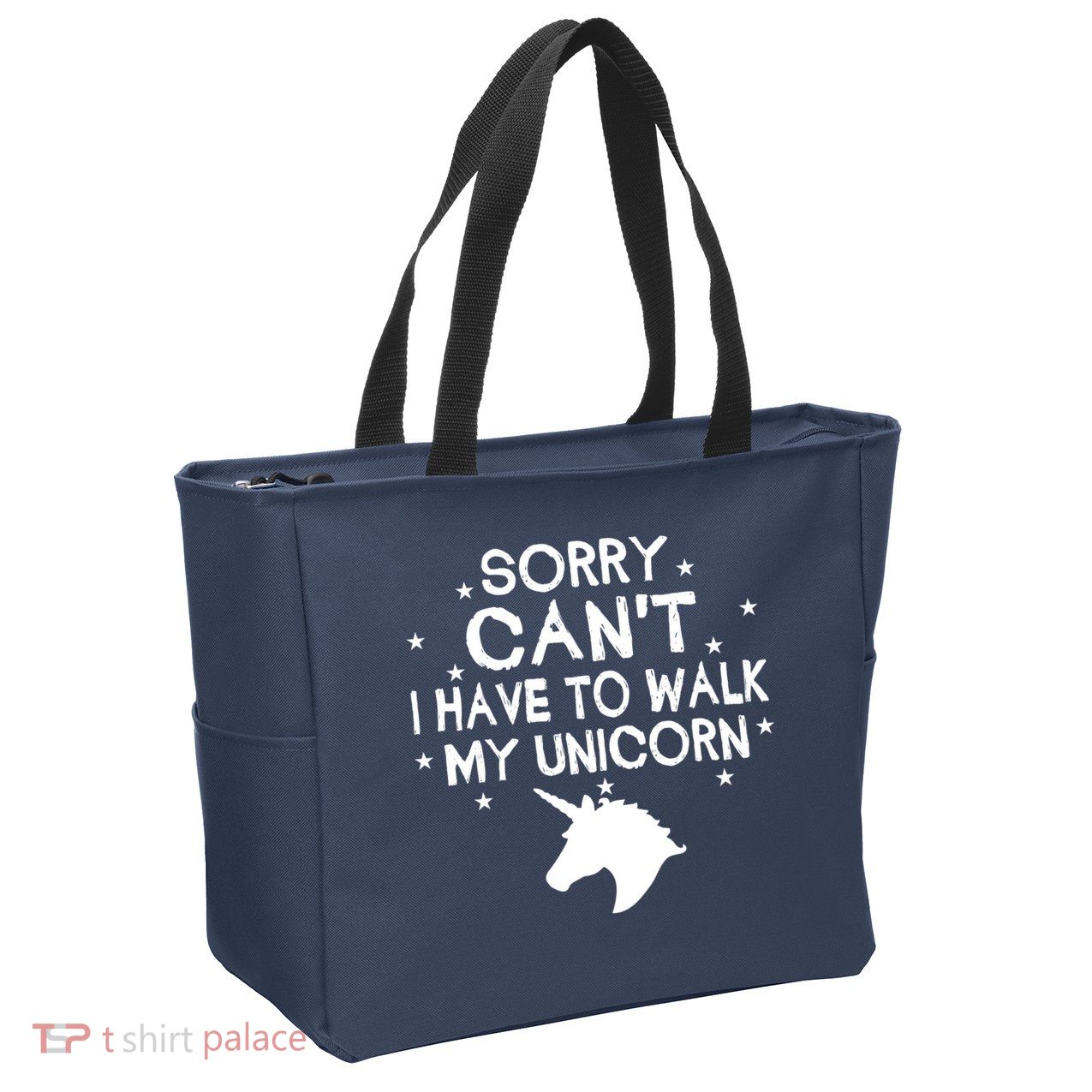 Walk My Unicorn  Zip Tote Bag