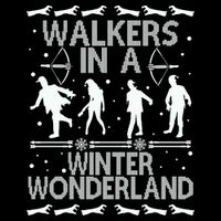 Walkers In A Winter Wonderland 7-Panel Snapback Hat