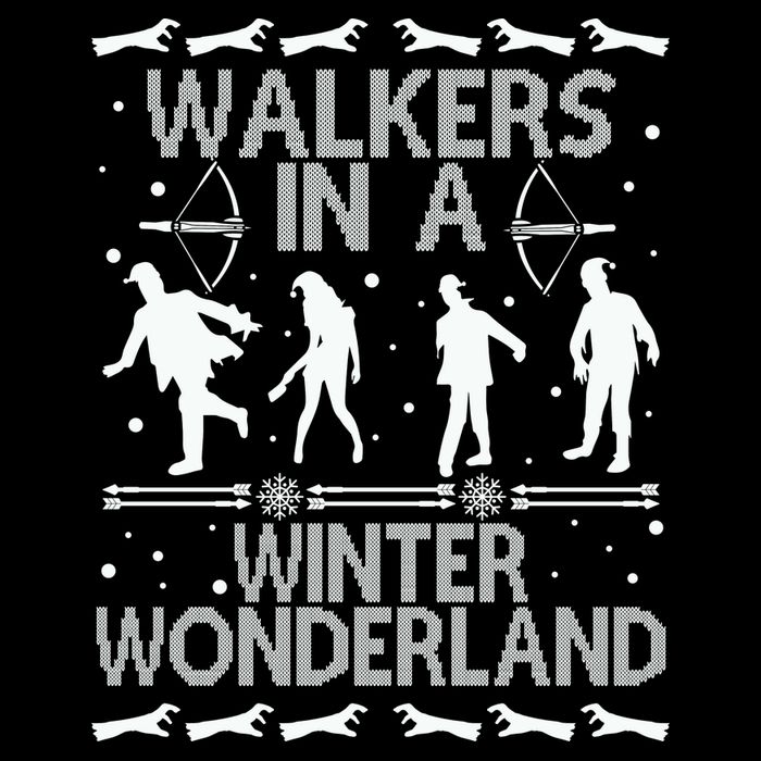 Walkers In A Winter Wonderland 7-Panel Snapback Hat