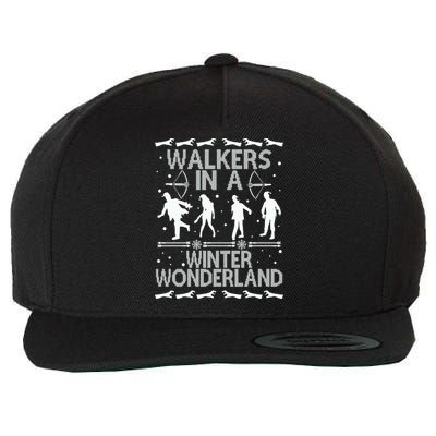 Walkers In A Winter Wonderland Wool Snapback Cap
