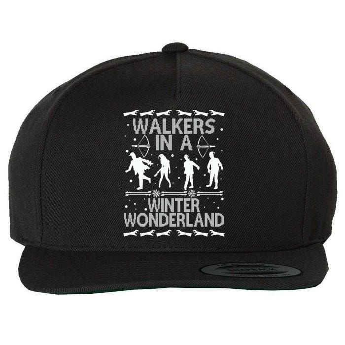 Walkers In A Winter Wonderland Wool Snapback Cap