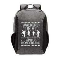 Walkers In A Winter Wonderland Vector Backpack