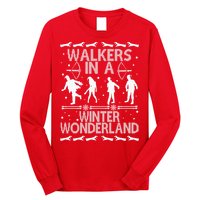 Walkers In A Winter Wonderland Long Sleeve Shirt