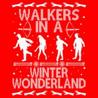 Walkers In A Winter Wonderland Button