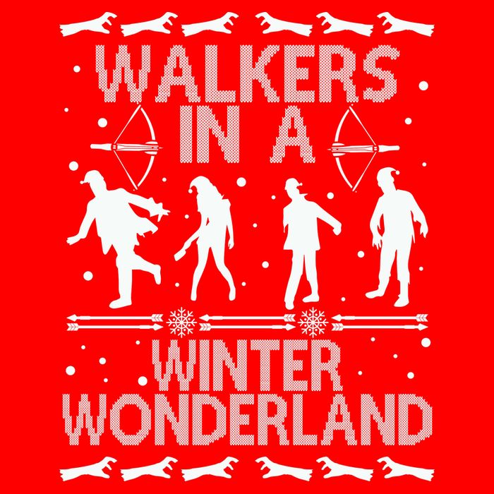 Walkers In A Winter Wonderland Button