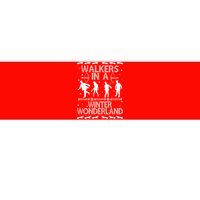 Walkers In A Winter Wonderland Bumper Sticker