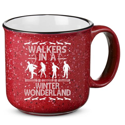 Walkers In A Winter Wonderland 15oz Campfire Ceramic Mug