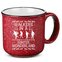 Walkers In A Winter Wonderland 15oz Campfire Ceramic Mug