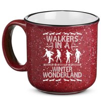 Walkers In A Winter Wonderland 15oz Campfire Ceramic Mug