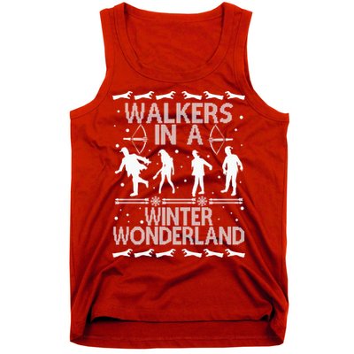 Walkers In A Winter Wonderland Tank Top