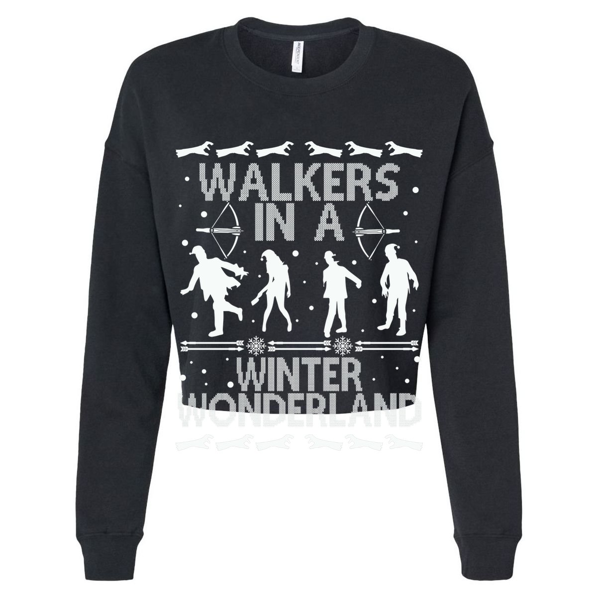 Walkers In A Winter Wonderland Womens T-Shirt