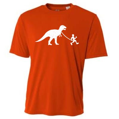 Walking My T-Rex Cooling Performance Crew T-Shirt