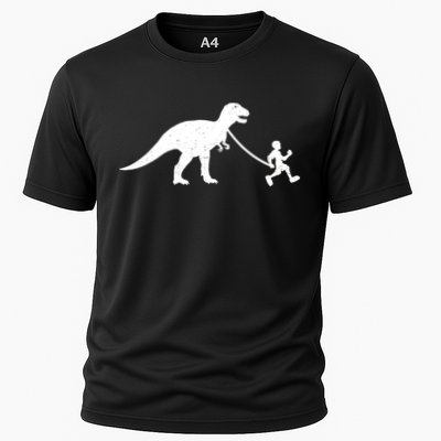 Walking My T-Rex Performance Shirt