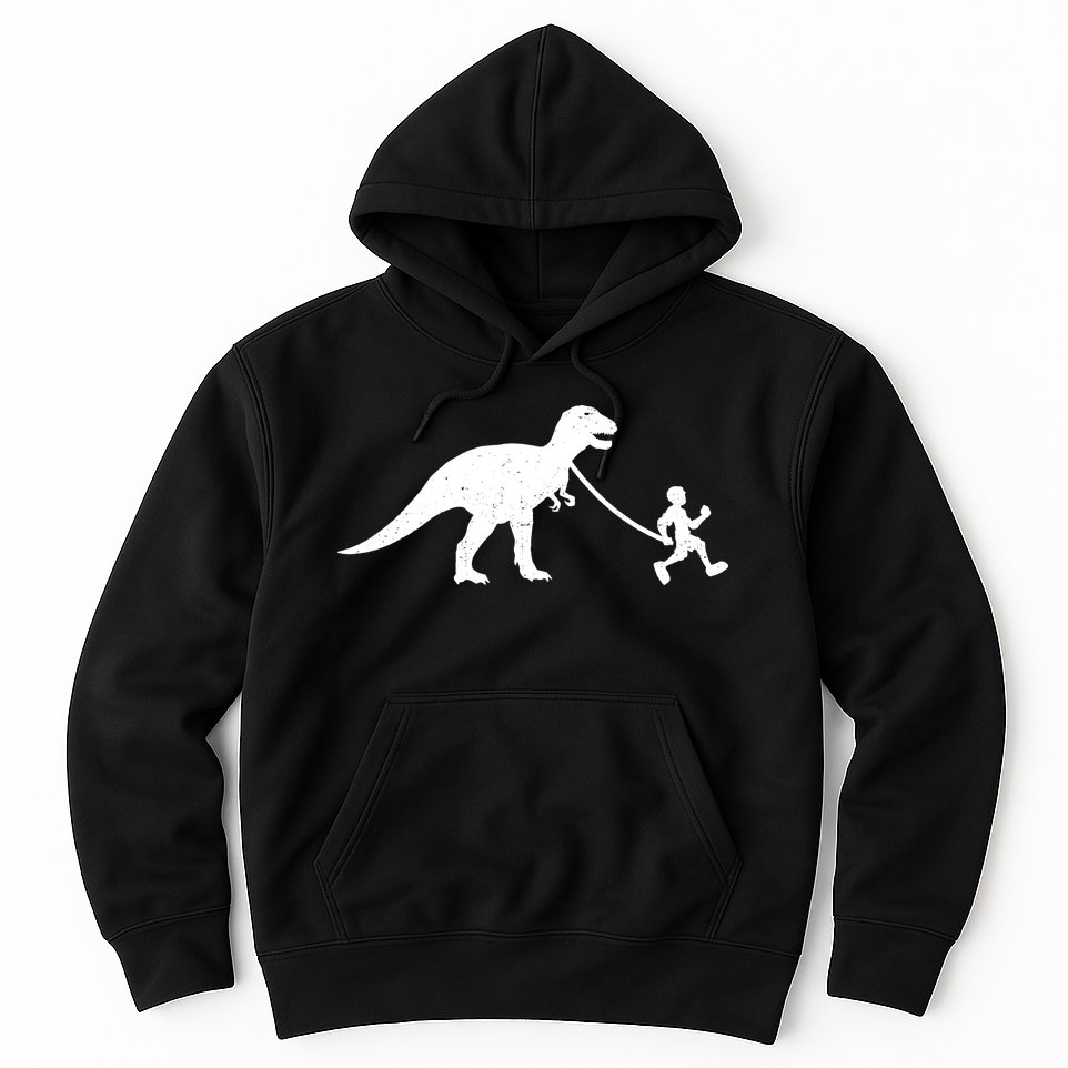 Walking My T-Rex Hoodie