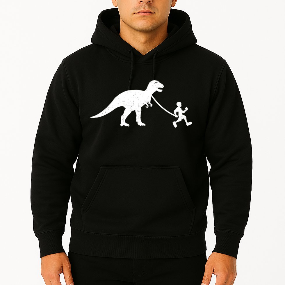 Walking My T-Rex Hoodie