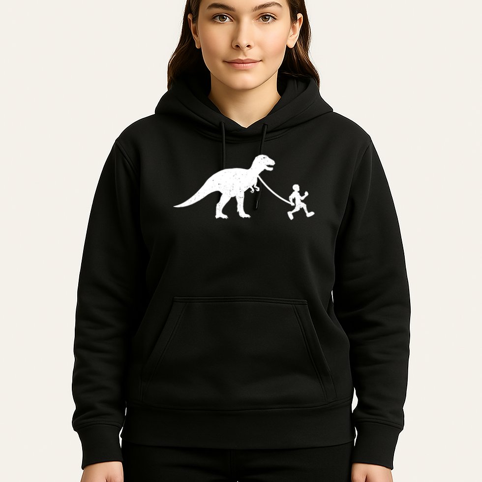 Walking My T-Rex Hoodie