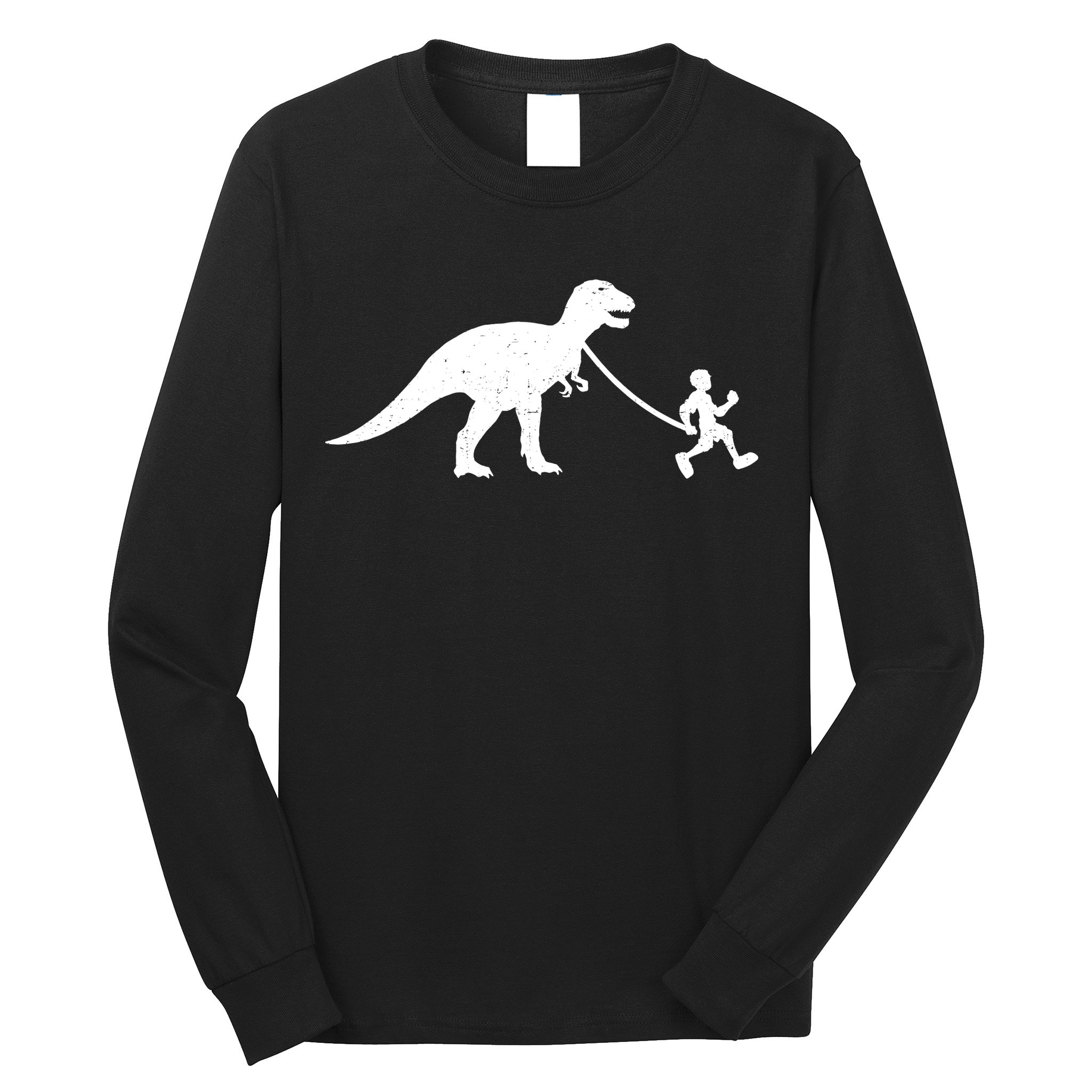 Walking My T-Rex Long Sleeve Shirt