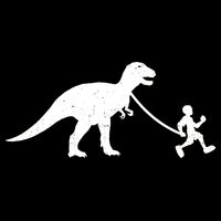 Walking My T-Rex Apron