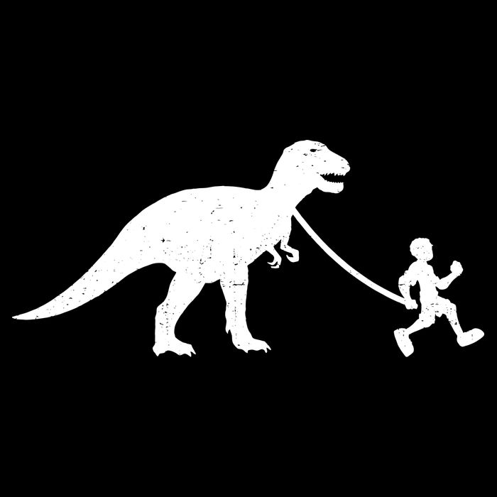Walking My T-Rex Apron