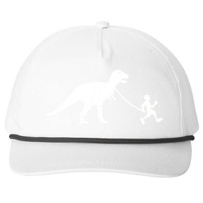 Walking My T-Rex Snapback Five-Panel Rope Hat