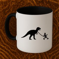 Walking My T-Rex Mug