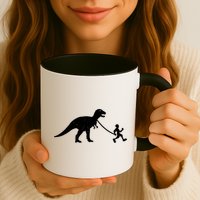 Walking My T-Rex Mug