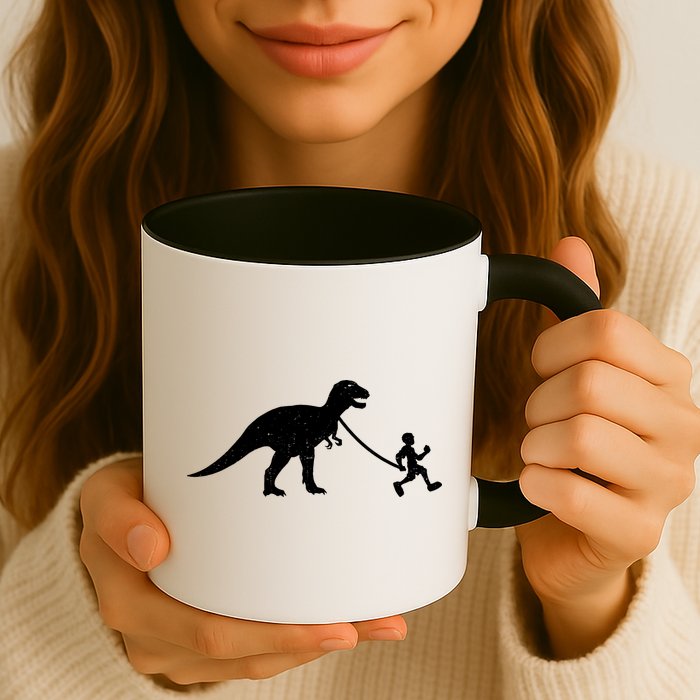 Walking My T-Rex Mug