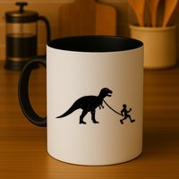 Walking My T-Rex Mug