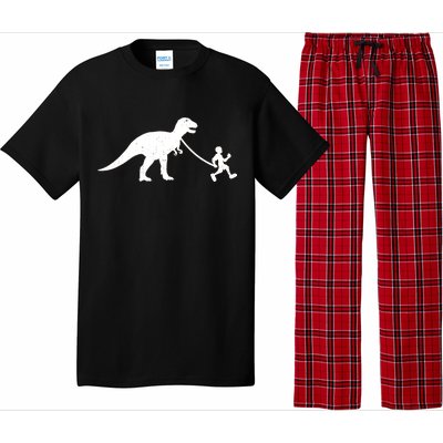 Walking My T-Rex Pajama Set